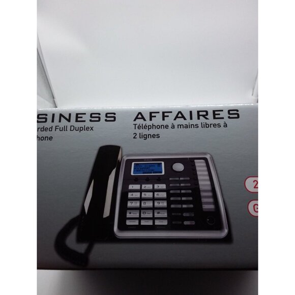 RCA Business Phone 2 Line Corded Full Duplex TC25260 Speakerphone Call Waiting - Picture 10 of 16
